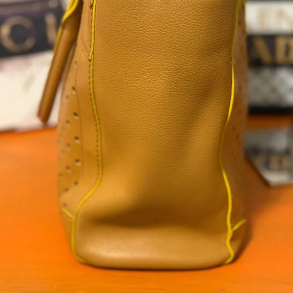 Kate Spade Yellow Perforated Shoulder Bag - Picture 5 of 14